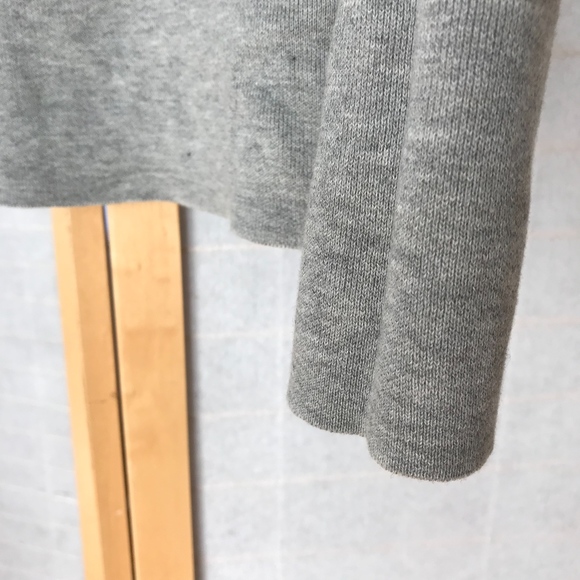 Sz S Everlane grey cotton funnel neck sweater - Picture 4 of 8